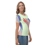 Love for the Disability Community (Rainbow Shadow) Women's Crew Neck T-shirt
