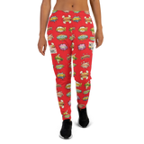 Not All Heroes Use Stairs (Women's Joggers) Comic Book Speech Bubbles Pattern