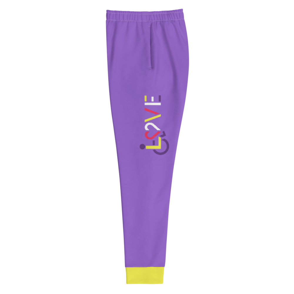 LOVE (for the Disability Community) Women's Color Block Joggers