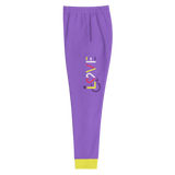 LOVE (for the Disability Community) Women's Color Block Joggers