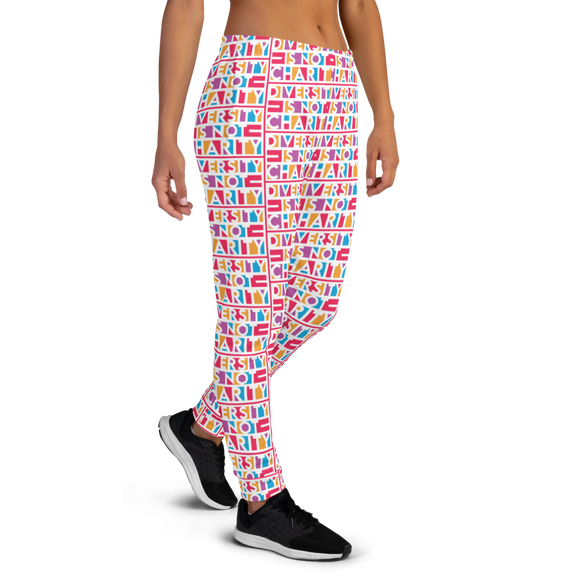 Diversity is Not Charity (Printed All-Over Women's Joggers)