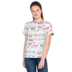 Sammi Haney (Esperanza on Netflix's Raising Dion) Collage Youth Crew Neck T-shirt