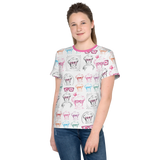 Sammi Haney (Esperanza on Netflix's Raising Dion) Collage Youth Crew Neck T-shirt