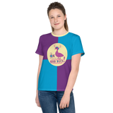 It's OK to be an Odd Duck! Color Block Unisex Youth Crew Neck T-shirt V1