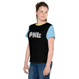 Peace and Love (PNL) Color Block Unisex Youth Crew Neck T-shirt