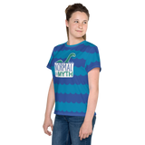 Normal is a Myth (Loch Ness Monster Pattern) Unisex Youth Crew Neck T-shirt