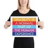 Disability is a Normal Part of the Human Experience (Poster)