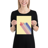 Love for the Disability Community (Rainbow Shadow) Poster