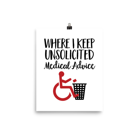 Unsolicited Medical Advice (Poster)