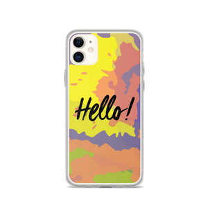Hello! (Friendly) Colorful iPhone Case