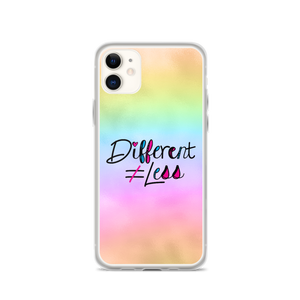 Different Does Not Equal Less (As Seen on Netflix's Raising Dion) Colorful iPhone Case