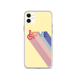 Love for the Disability Community (Rainbow Shadow) iPhone Case