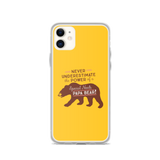 Never Underestimate the power of a Special Needs Papa Bear! iPhone Case