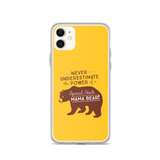 Never Underestimate the power of a Special Needs Mama Bear! iPhone Case