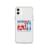 Normal is a Myth (Sign Icons) iPhone Case