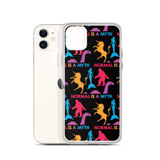 Normal is a Myth (Bigfoot, Mermaid, Unicorn & Loch Ness Monster Pattern) iPhone Case
