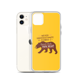 Never Underestimate the power of a Special Needs Papa Bear! iPhone Case