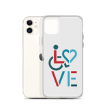 LOVE (for the Special Needs Community) iPhone Case Stacked Design 3 of 3