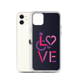 LOVE (for the Special Needs Community) iPhone Case Stacked Design 2 of 3
