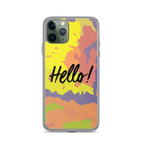Hello! (Friendly) Colorful iPhone Case