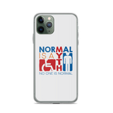 Normal is a Myth (Sign Icons) iPhone Case