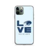 Love Sees No Limits (Halftone Stacked Design, iPhone Case)
