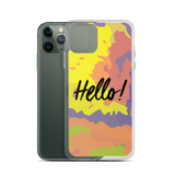 Hello! (Friendly) Colorful iPhone Case