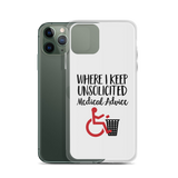 Unsolicited Medical Advice iPhone Case
