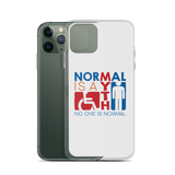 Normal is a Myth (Sign Icons) iPhone Case