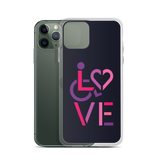 LOVE (for the Special Needs Community) iPhone Case Stacked Design 2 of 3