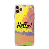 Hello! (Friendly) Colorful iPhone Case