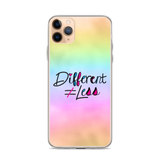 Different Does Not Equal Less (As Seen on Netflix's Raising Dion) Colorful iPhone Case
