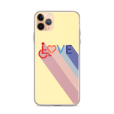 Love for the Disability Community (Rainbow Shadow) iPhone Case