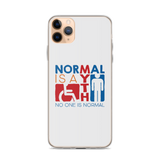 Normal is a Myth (Sign Icons) iPhone Case