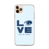 Love Sees No Limits (Halftone Stacked Design, iPhone Case)