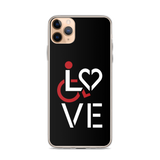 LOVE (for the Special Needs Community) iPhone Case Stacked Design 1 of 3