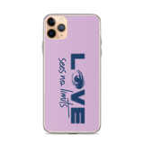 Love Sees No Limits (Halftone Design, iPhone Case)