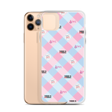 Disability Themed Small Patchwork  iPhone Case) Pastel Colors