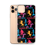 Normal is a Myth (Bigfoot, Mermaid, Unicorn & Loch Ness Monster Pattern) iPhone Case