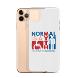 Normal is a Myth (Sign Icons) iPhone Case