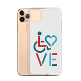 LOVE (for the Special Needs Community) iPhone Case Stacked Design 3 of 3