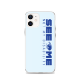 See Me Not My Disability (Halftone) Blue iPhone Case