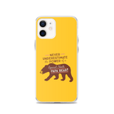 Never Underestimate the power of a Special Needs Papa Bear! iPhone Case