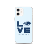 Love Sees No Limits (Halftone Stacked Design, iPhone Case)