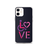 LOVE (for the Special Needs Community) iPhone Case Stacked Design 2 of 3