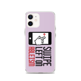 Swipe Left on Ableism (Pink iPhone Case)
