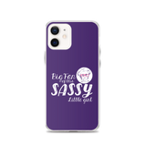 Big Fan of this Sassy Little Girl (Esperanza - Raising Dion) Purple iPhone Case