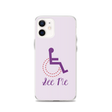 See Me (Not My Disability) White iPhone Case