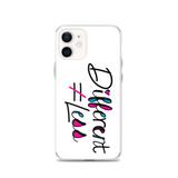 Different Does Not Equal Less (As Seen On Netflix’s Raising Dion) White iPhone Case