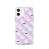 Disability Themed Small Patchwork  iPhone Case) Pastel Colors